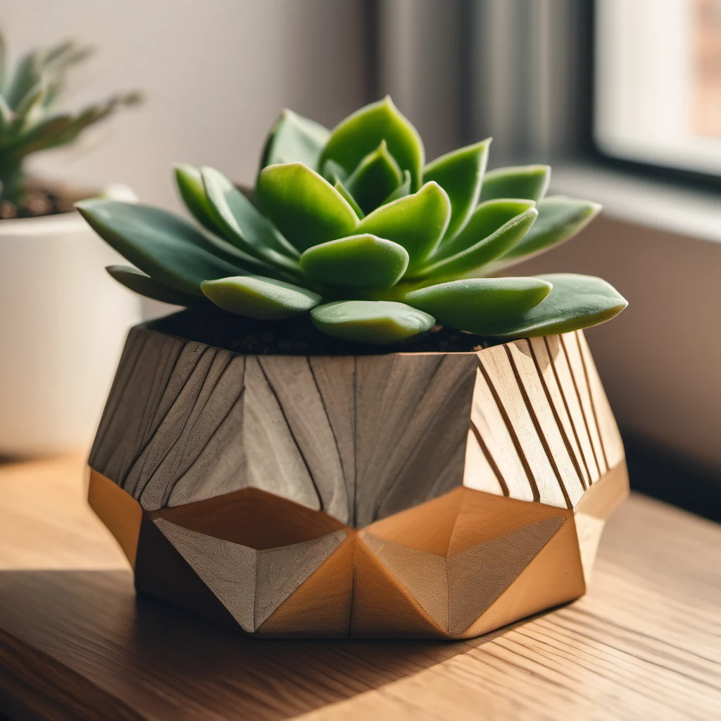 Vaso geométrico — PETG